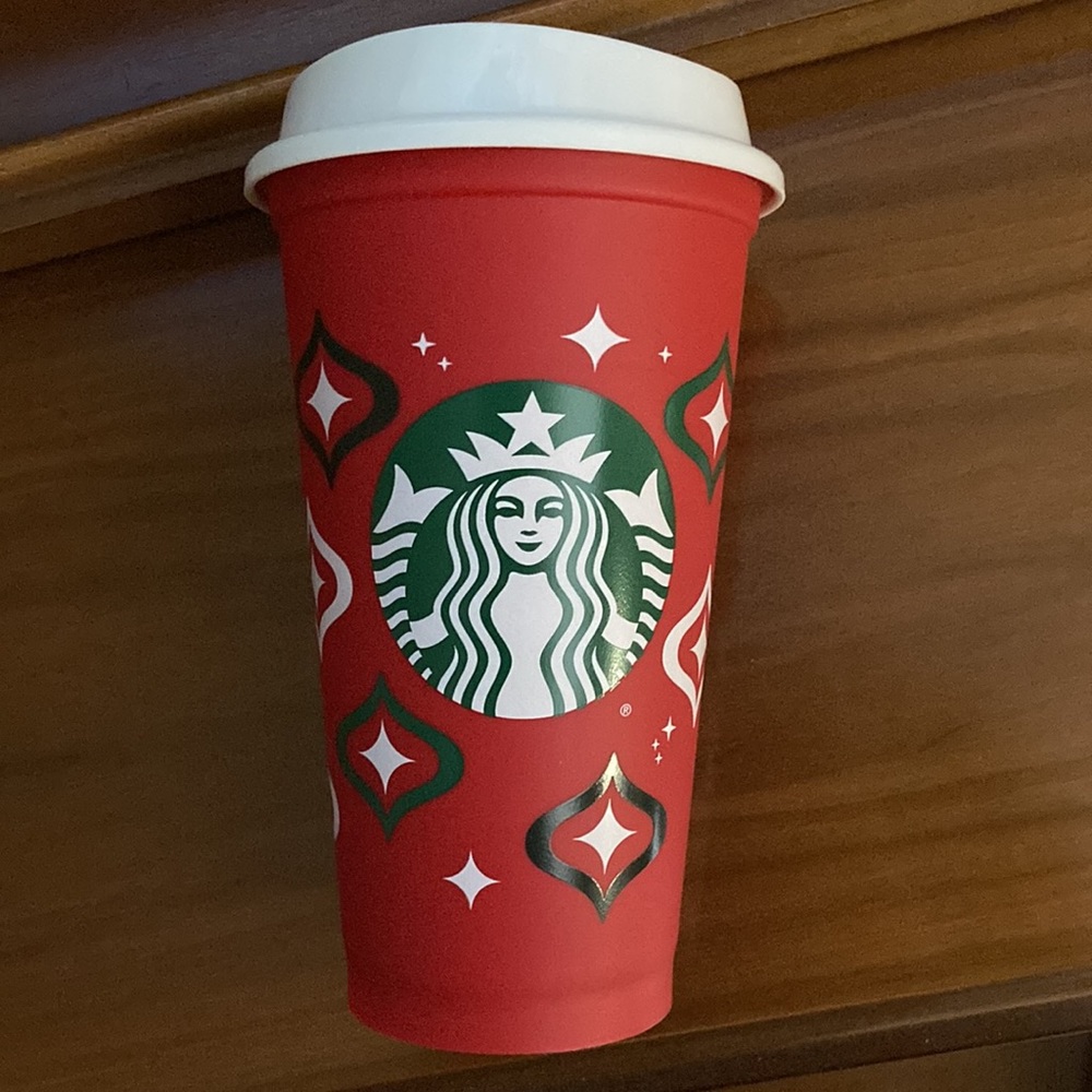 NEW Red Starbucks Holiday Reusable Cup - Picture 2 of 5
